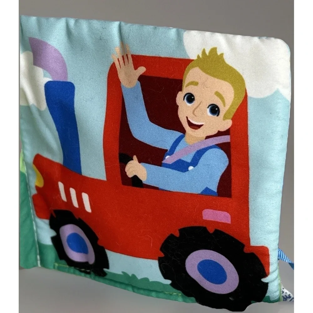 Ms Rachel Sensory Learning Farm Soft Activity Book Baby Infant Toy EUC